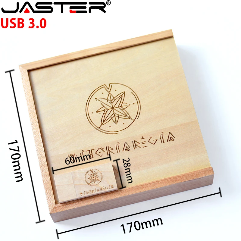 

Photo Wooden Box Flash Drive 64GB High Speed Pen Drives 32GB Maple Memory Stick Free Custom Logo U Disk 16GB Walnut 8GB USB 3.0