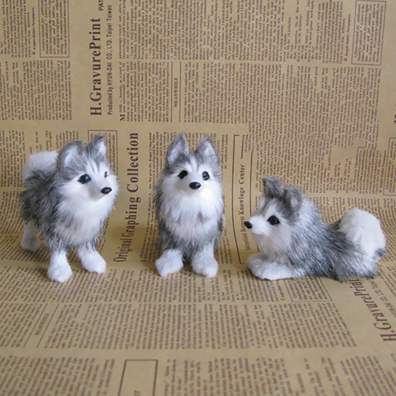 

Милая Мини модель животных, искусственная плюшевая собака, кукла, украшения, детские игрушки, подарки, украшение для дома, рассказ, реквизит