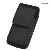 tactical cell phone pouch holster with free d buckle protable wallet card waist pack outdoor sports nylon carrying case