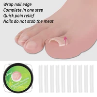 10pcsset ingrown nail pad flexible ortho nail filling nail groove pad ingrown nail corrector wire artifact foot care tool