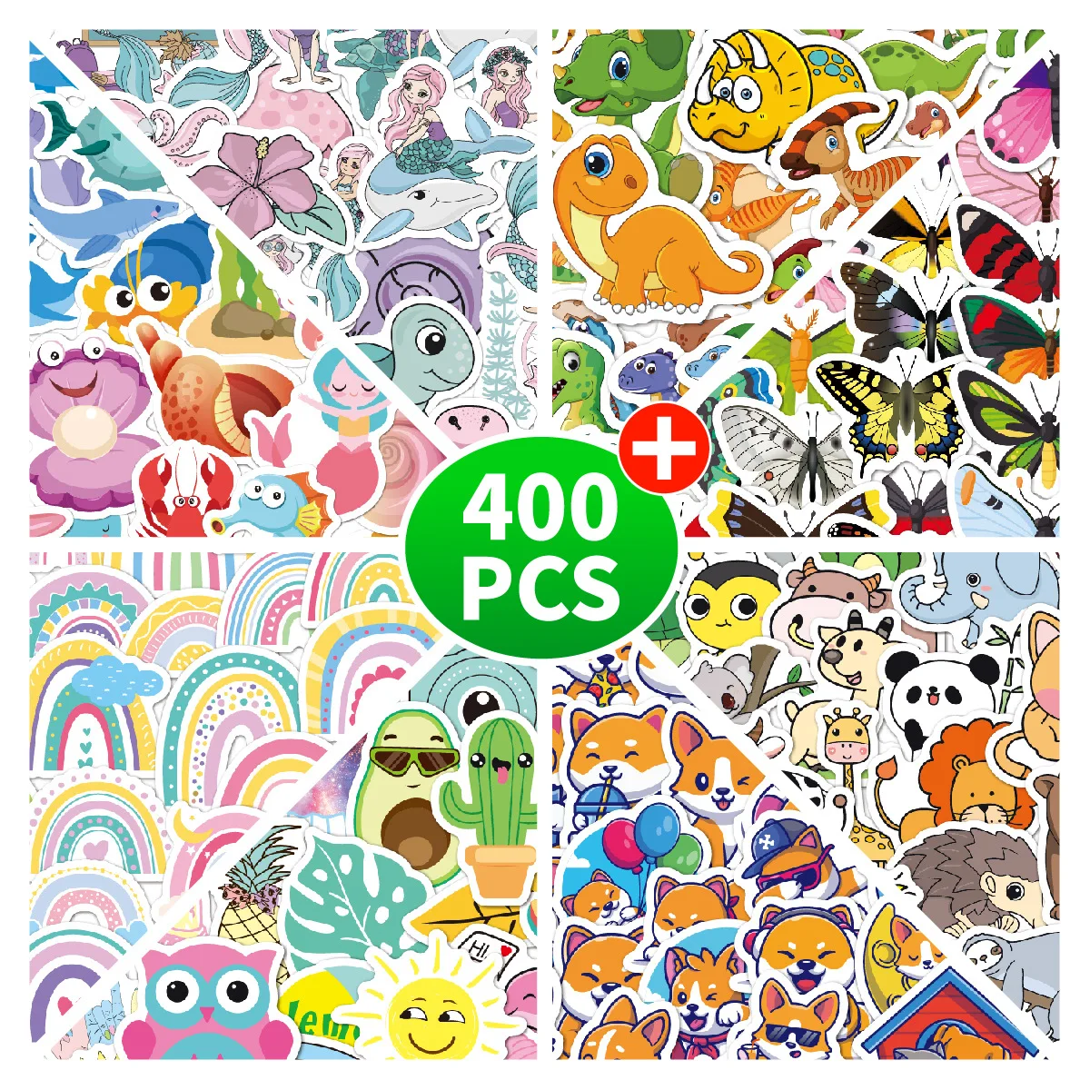 

50 Stickers For Kids Cartoon Graffiti Giveaway Water Cup Suitcase Stickers Removable Waterproof Kids Stickers