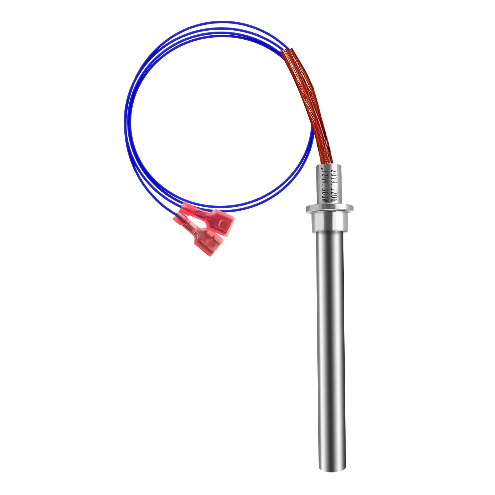 Fireplace Hot Rod Igniter, Replacement of Kozi Pellet Stove Ignitor, Fits for Kozi Part EC2-HA-120-AMP, 300W 120V