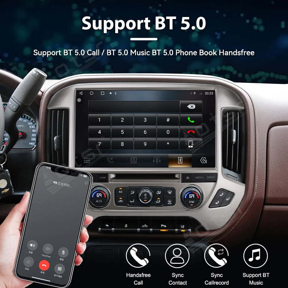 13 3 ''для Chevrolet GMC 2014-2018 Автомобильный GPS мультимедийный плеер автомобильный