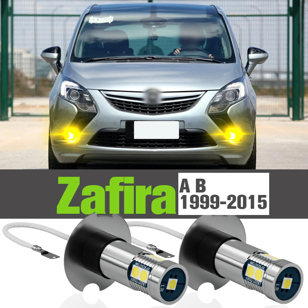 Фары противотуманные LED 2x для Opel Zafira A B 1999-2015 2003 2004 2005 2006 2007 2008 2009 2010 2011 2012 2013 2014 на.