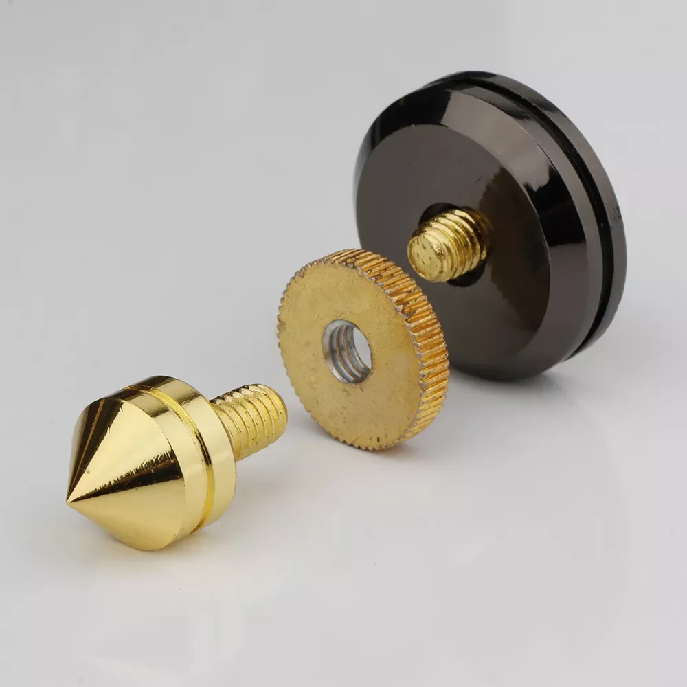 

4 Sets SP0044 speakers Stand Feet Foot Pad loudspeaker box Spikes Cone Floor Foot Nail