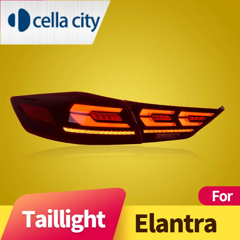 

Taillight Assembly for Hyundai Elantra 2016-2020 LED Driving Light LED Brake Light LED Sequential Turn Signal