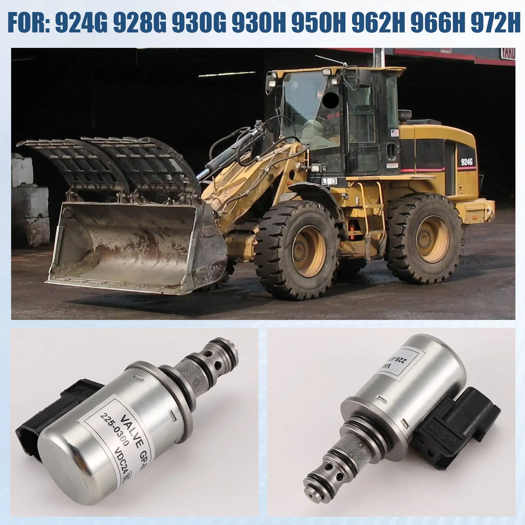 225-0300 Солонный клапан гидравлического насоса 2250300 Для Caterpillar CAT 924G 928G 930G 930H 950H 962H 966H