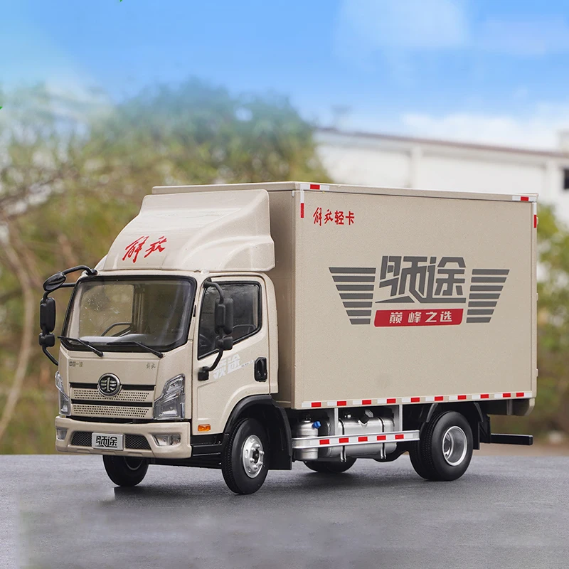 

Литье под давлением масштаб 1:24 Faw Jiefang Lingtu легкий грузовик фургон автомобиль сплав грузовик Модель Детская игрушка автомобиль коллекция сув...