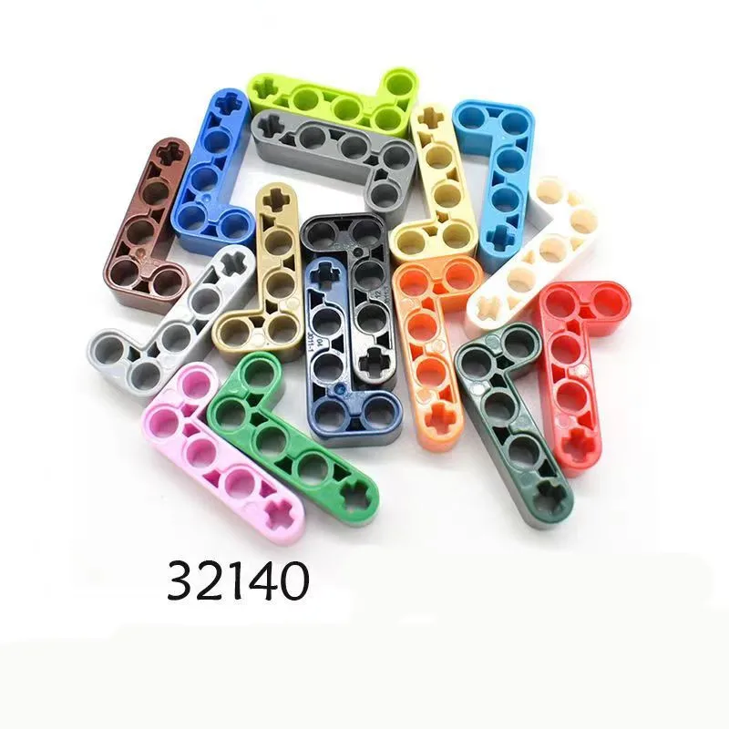 Совместим с 32140 конструкторными блоками для мелких частиц, запасные части для строительных блоков типа 2x 4L стержень болта Hole Arm