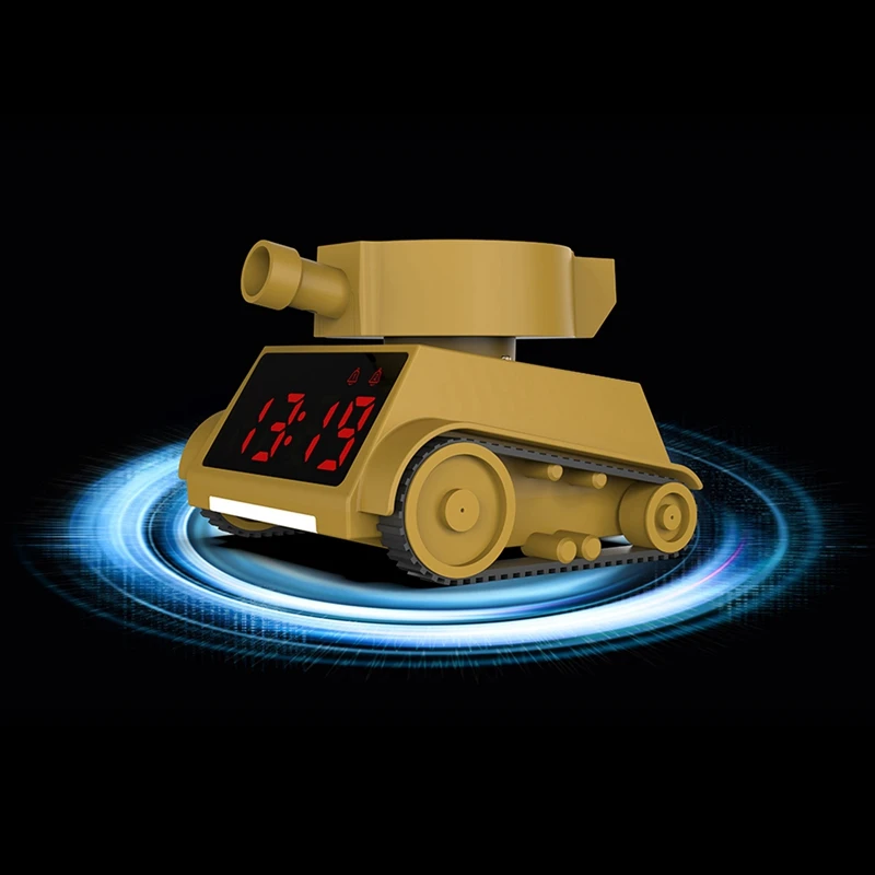 Будильники для детей будильник-танк умный прикроватный ночник двойной будильник