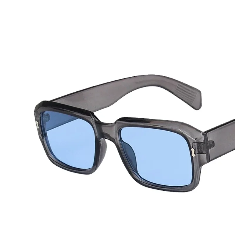 Модные солнцезащитные очки в стиле ретро большого размера черные мужские для