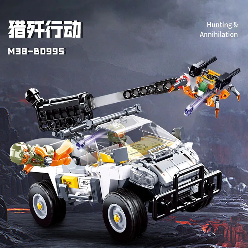 Конструктор Sluban серии Atomic storm модель робота-войны Mecha 500 шт. + строительный блок