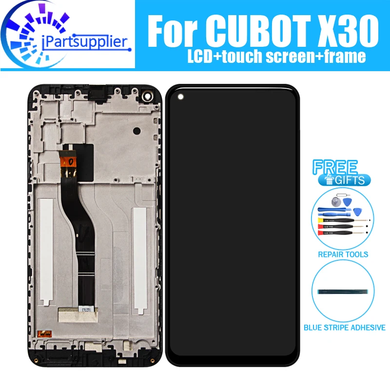 

New CUBOT X30 LCD Display+Touch Screen Digitizer +Frame Assembly 100% Original New LCD+Touch Digitizer for CUBOT X30+Tools