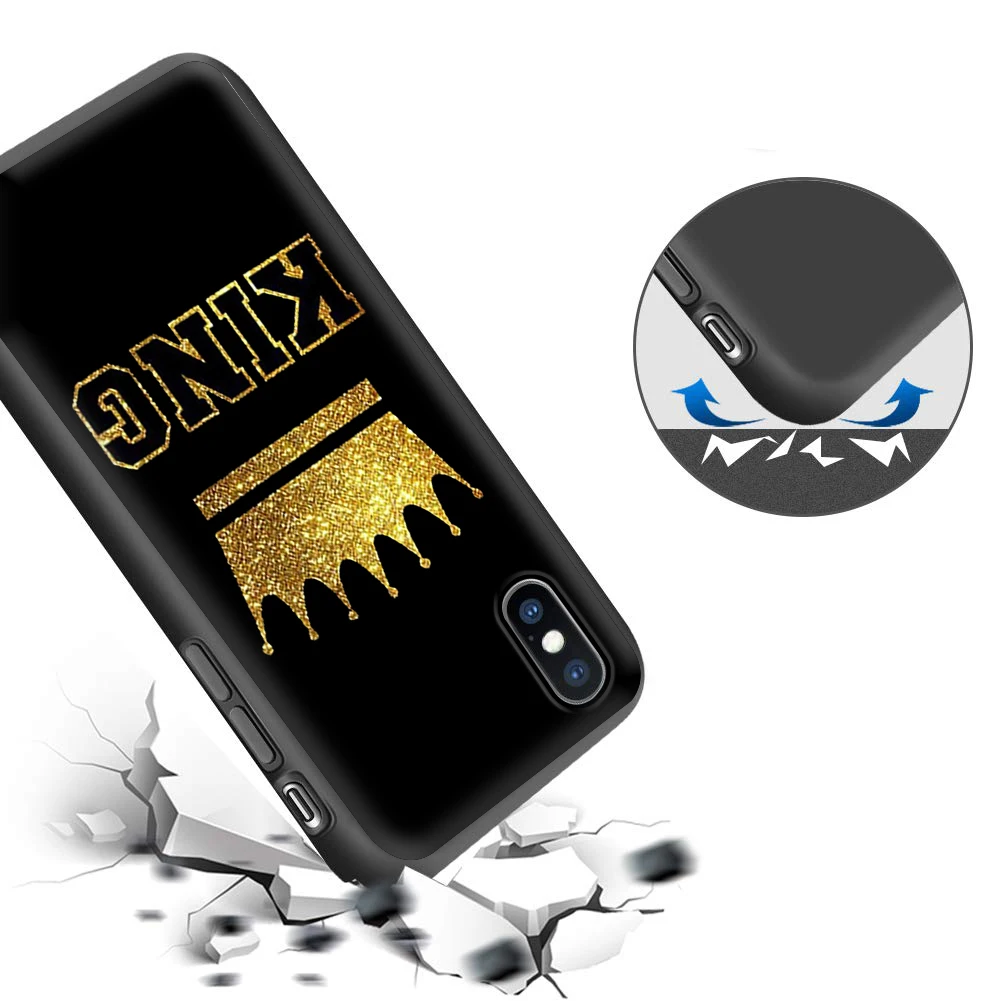 F11 King Queen Princess Soft Silicone Case for Huawei P10 20 30 Lite 2018 P Smart S Z Pro 2019 2021 Y8S Y9S