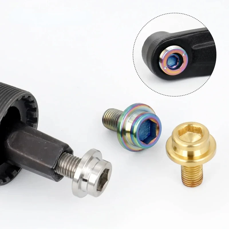 BB Ti болты M8 * 15 CNC титановый винт с шестигранной крышкой для горного велосипеда