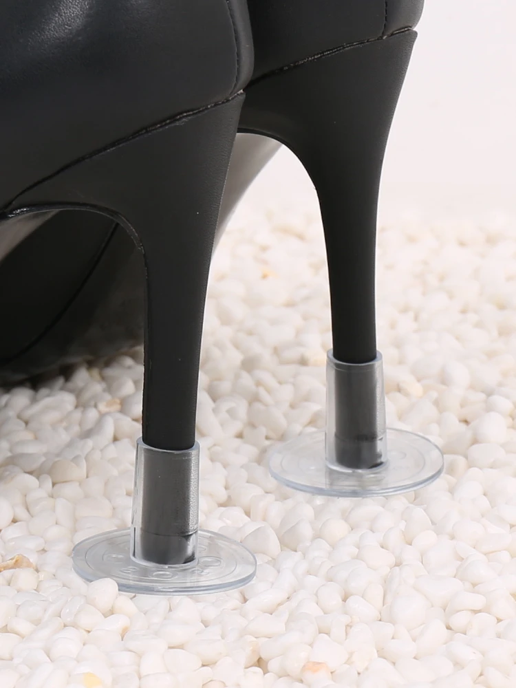30 Pairs/Lot Non-slip High Heel Protector High Heels Round Protective Stoppers Wearable Silence Heel Cover Shockproof Accessory