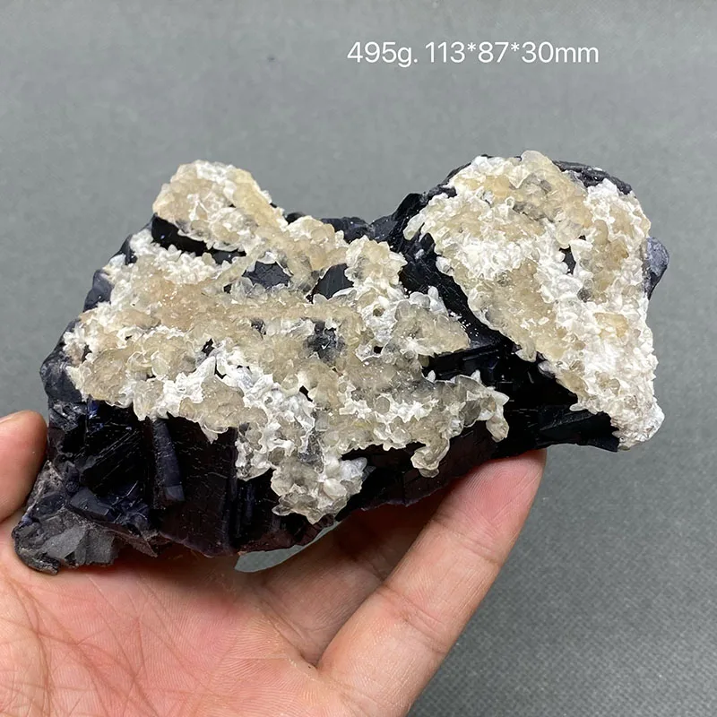 

Черный розовый флюорит TEGSTGKW