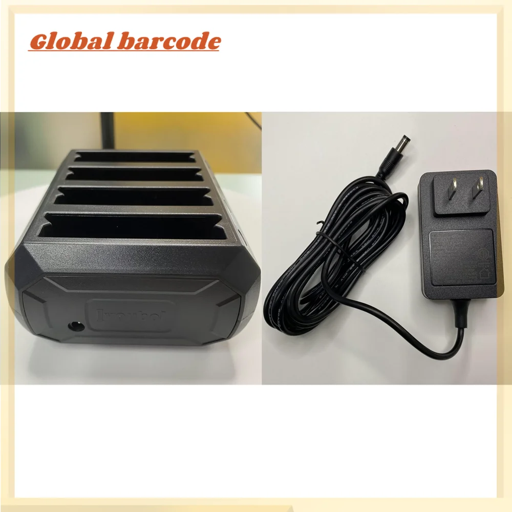 4-Slot Battery Charging Base with Adapter For Symbol  Motorola Zebra TC51TC56 TC52  TC57 (Without Batteries)