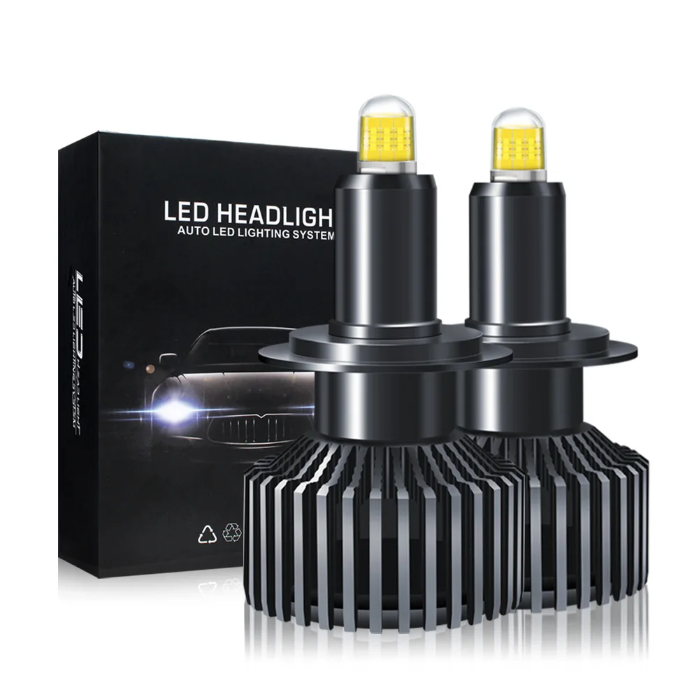 

Светодиодные лампы для автомобильных фар, H7, Canbus, 9005 лм, HB3, 9006, HB4, 9012, H11, 100, HIR2, LED, 6 сторон, 360 Вт, 3D, градусов, автомобильная лампа для VW Ford