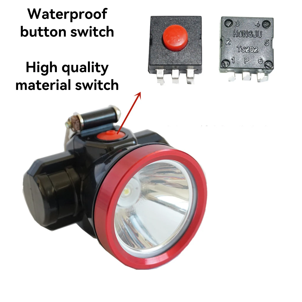 

Headlamp Portable IP67 Waterproof Headlight Brightness Dimmable Head Torch Work Lamp Outdoor Camping Fishing Cycling