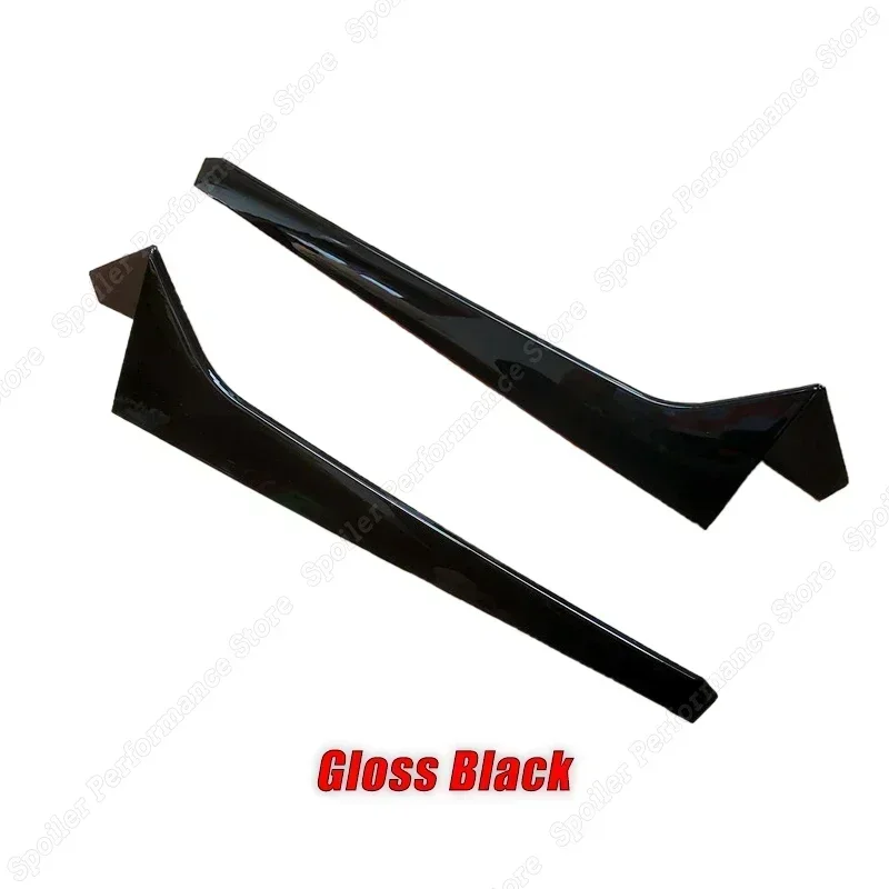 

Блестящий Черный Автомобильный спойлер для заднего стекла, боковое крыло для VW Tiguan R-Line 2017-2022, комплект корпуса из АБС, сплиттер, крышка, отделка, аксессуары, 2 шт.