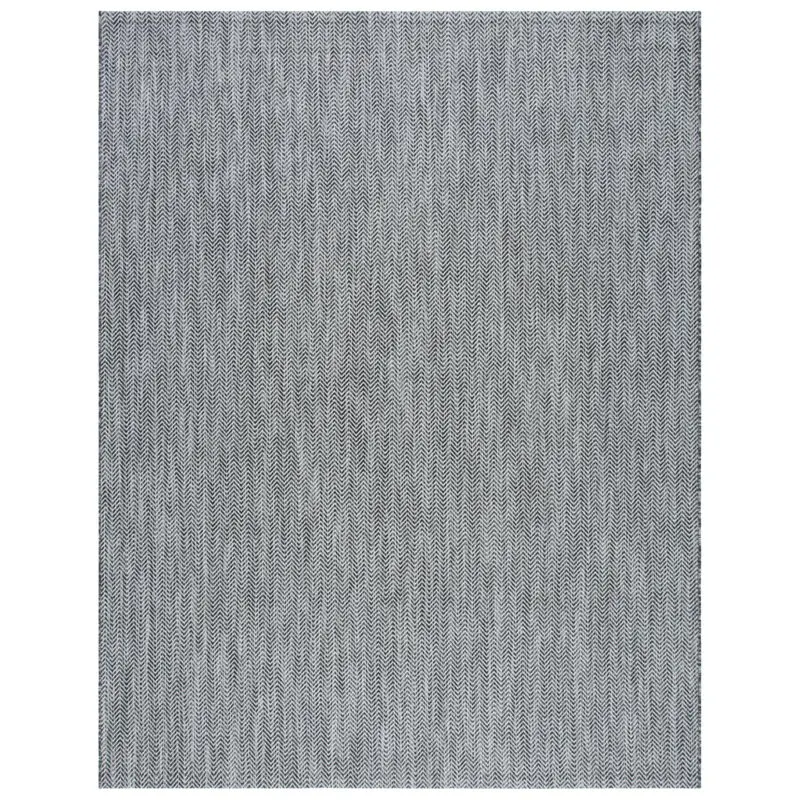 

Роскошный шеврон полосы 9 'x 12' черный/бежевый Morven внутренний/наружный коврик: прочный, удобный в обслуживании и идеально подходит для дома De