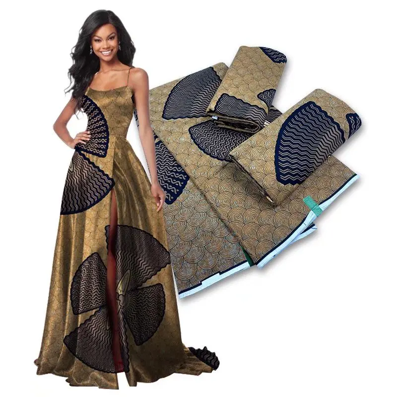 

6Yards African Fabric Ankara Fabric Wax Nederlands Print Fabric High Quality African 100% Cotton Soft Africanreal Wax For Dresse