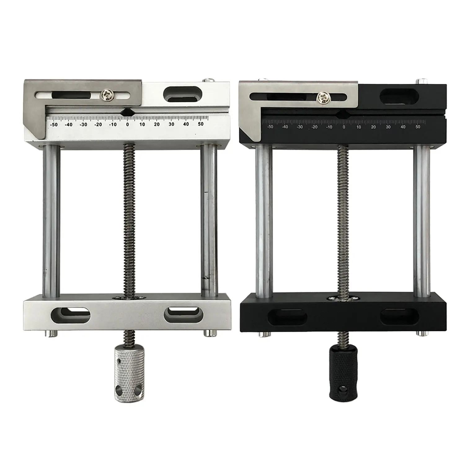 

140x320 мм алюминиевые Плоские щипцы верстак тиски серебристого и черного цвета зажим винт ПАРАЛЛЕЛЬНЫЕ тиски простые тиски QGG инструменты с Ч...