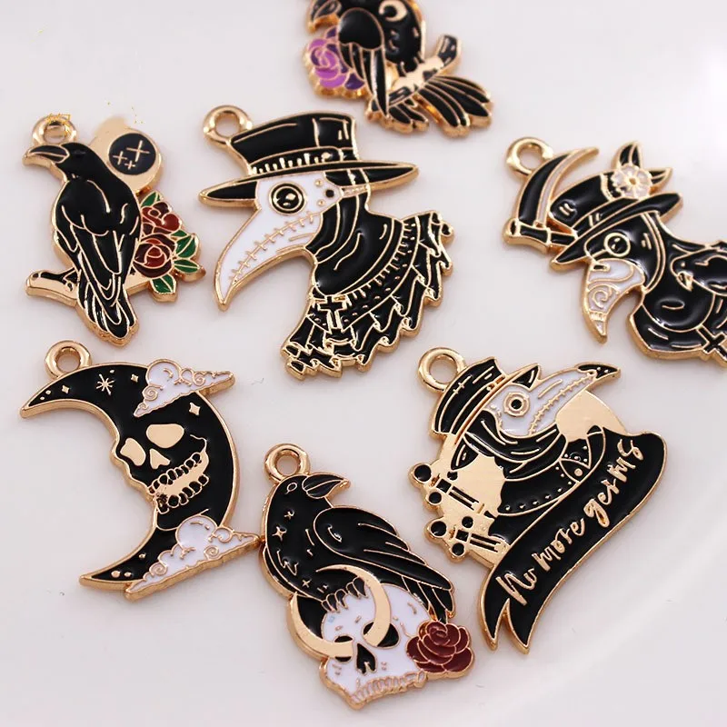 

Металлические подвески в готическом стиле, 10 дюймов, 17 х30 мм