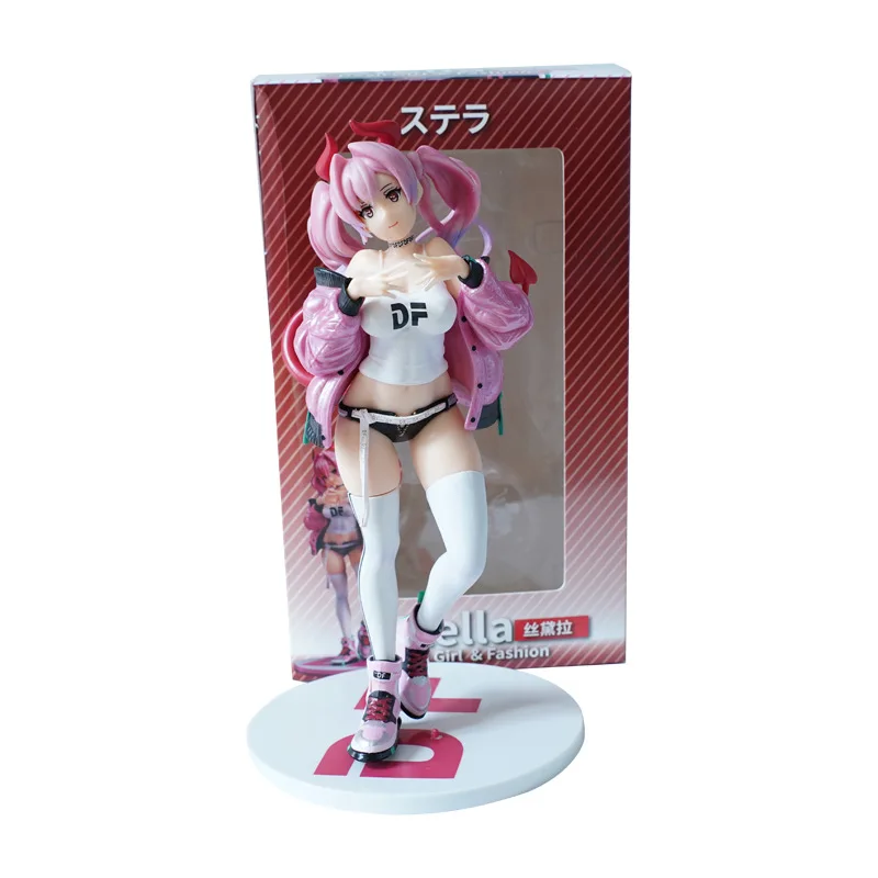 

24cm Max Factory Devil Girl & Fashion Stella Buuny Girl PVC Action Figure Anime Sexy Girl Figure Model Toys