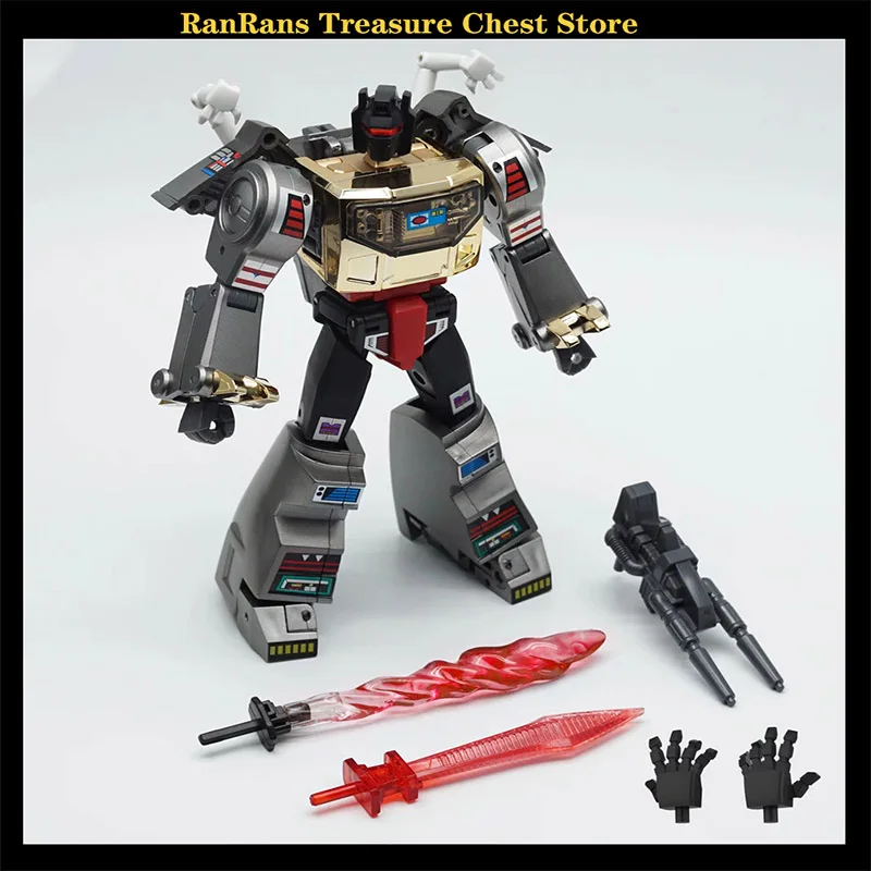 

In Stock Transformation MHZ TOYS MH-MINI-09C Grimlock Dinosaur Metallic Deformable Robot Action Toys