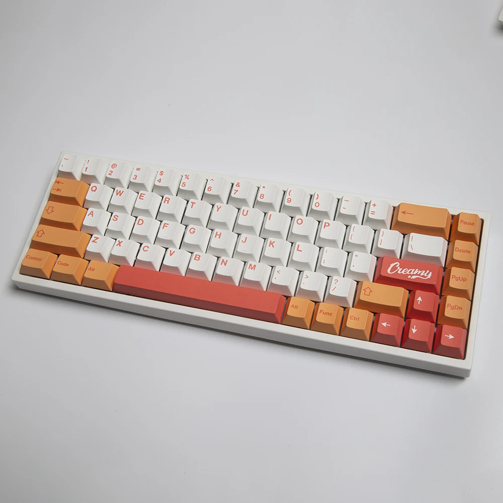 

GMKfans 141Keys/Set SYE-SUB Cherry Profile Keycaps DIY Custom GMK Peach PBT Key Cap for Gaming Mechanical Keyboards MX Switch