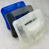 limited replacement plastic housing shell translucent case retro video game console transparent protector box for nintendo n64