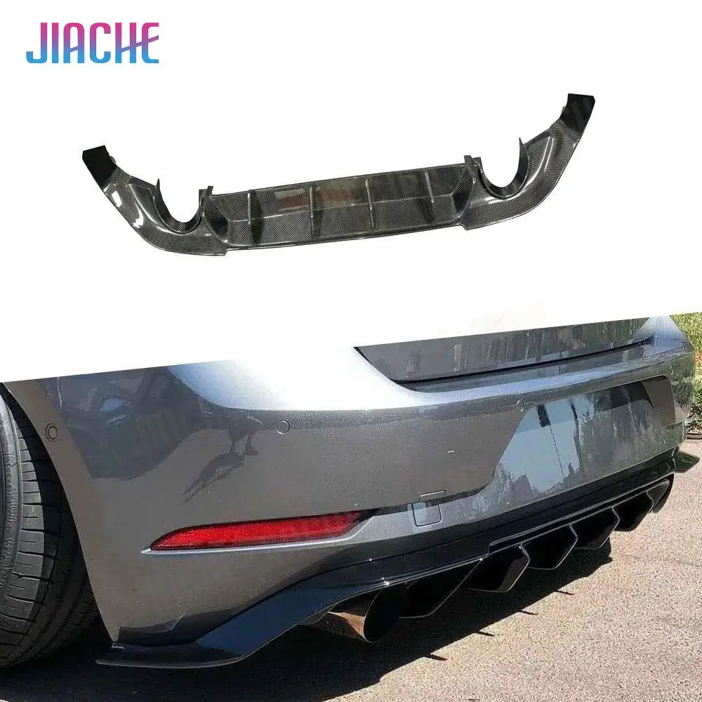 

Carbon Fiber Rear Bumper Lip Fit For VW Golf 7.5 MK7.5 Standard And GTI 2017 2018 2019 Rear Diffuser Rear Bumper Spoiler FRP Kit
