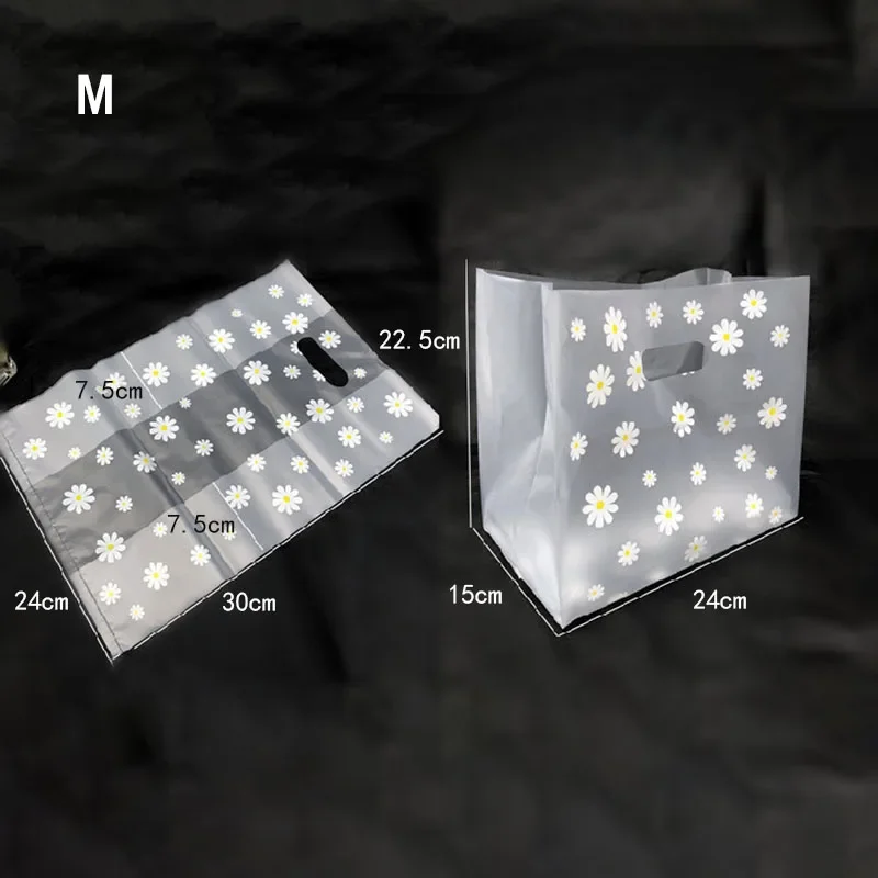 

Пластиковые подарочные пакеты с цветами 50 шт
