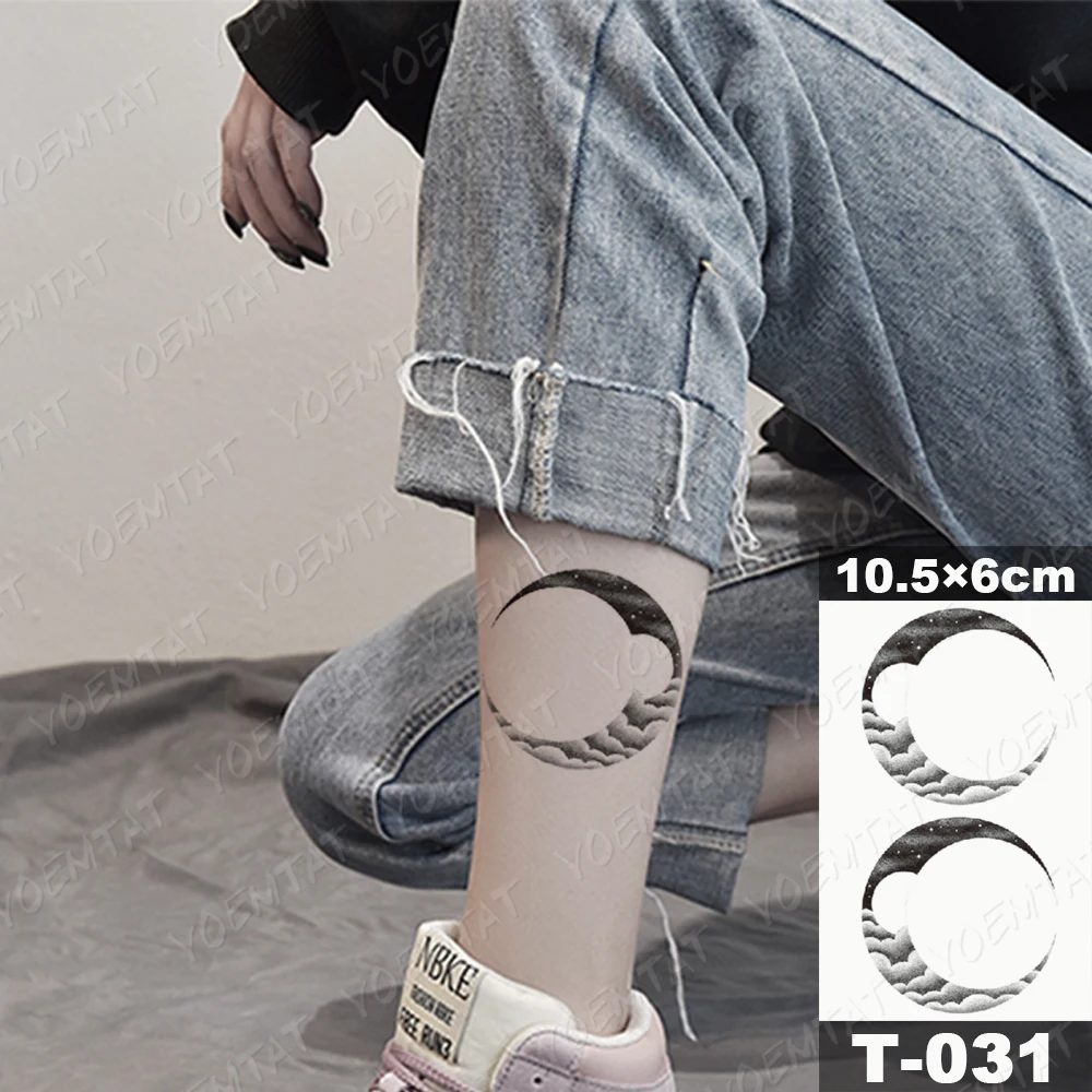 Водонепроницаемая временная наклейка для татуировки "Кит Дельфин Ласточка Скорпион Животное Луна Буква Флэш Тату Ребенок Детское Тело Искусство Поддельное Тату".