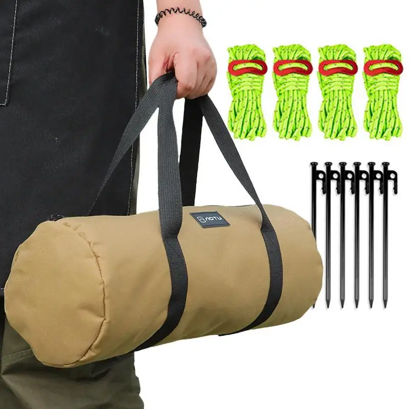 

Hammer Nail Pouch Tent Stakes Pouch Portable Tent Pegs Nails Hammer Tool Pouch Camping Tent Pegs Stakes Storage Bag For