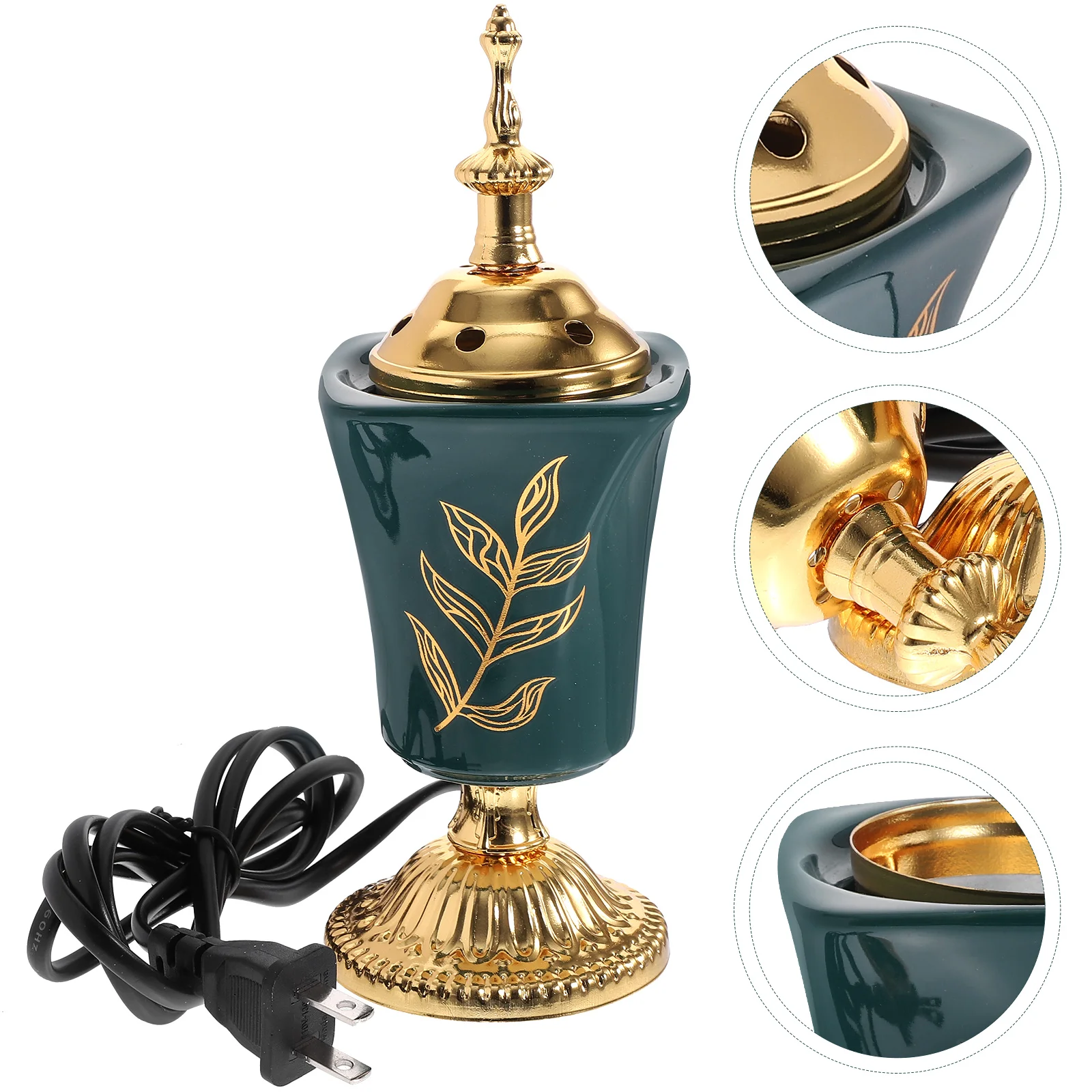 

Plug-in Burner Aroma Censer Holder Ornaments Home Decor Retro Electric Vintage Household Stove