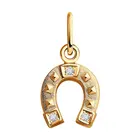 Подвеска Подкова SOKOLOV из золота, Золото, 585, Оригинальная продукция