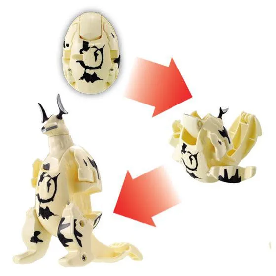 

4 Pcs/lot Cartoon Toys Ultraman Dinosaur Monster Egg Anime Toys Deformation Robot Dino Gashapon Children Educational Toys