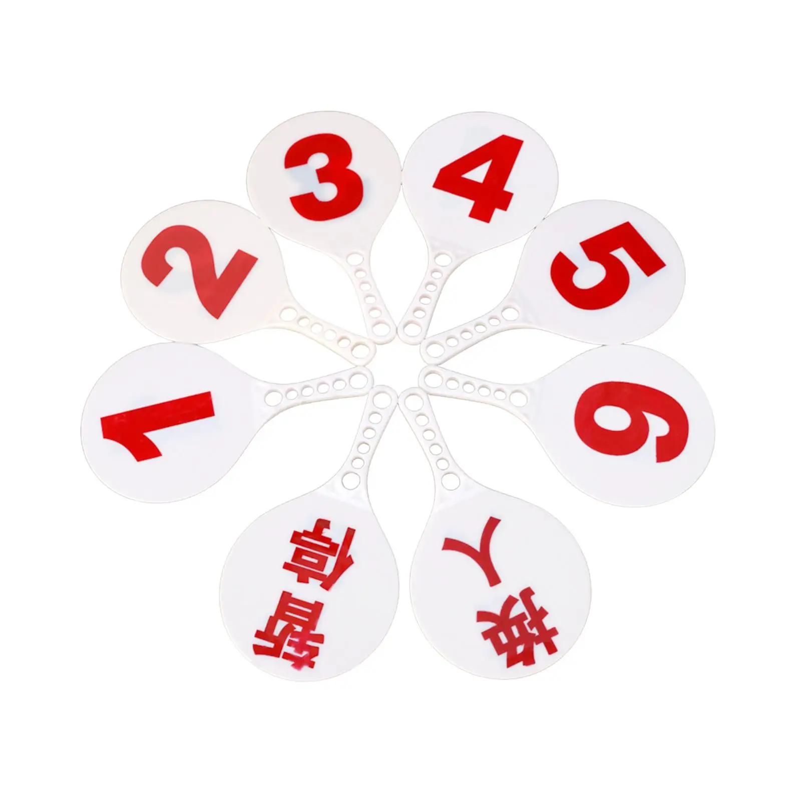 9 шт. доски для баскетбольного судьи игровые стандартные весла ответов цифры 1 2 3 4