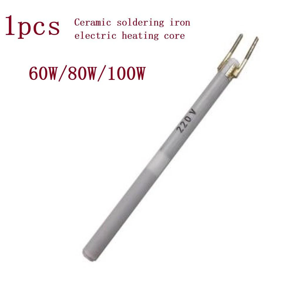 

Adjustable Ceramic Heating Core Temperature Electric Soldering Iron 60/80/100W Ceramic Heating Core 220v Soldering Parts