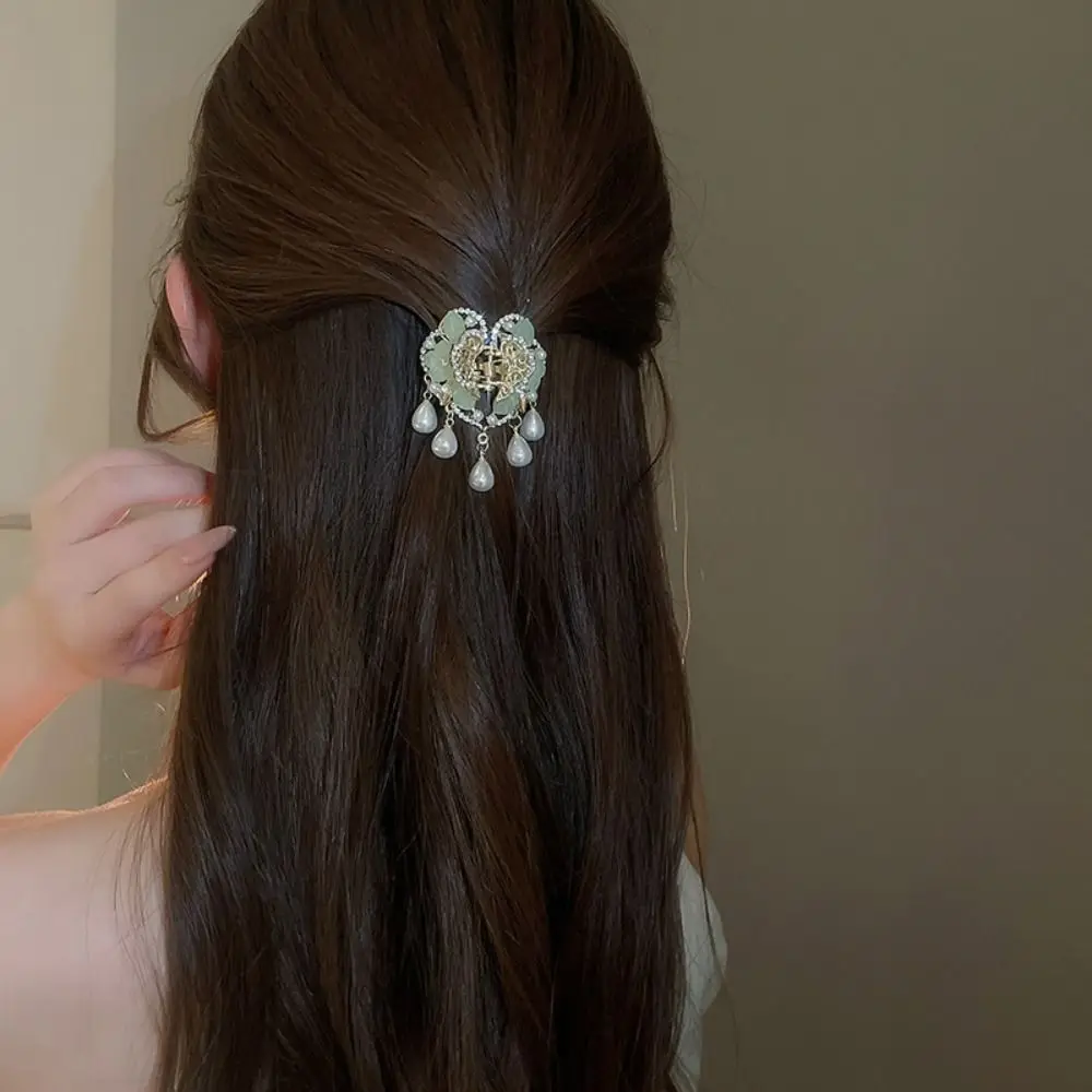 Креативная заколка для волос с кисточками и бабочкой цветок в античном стиле