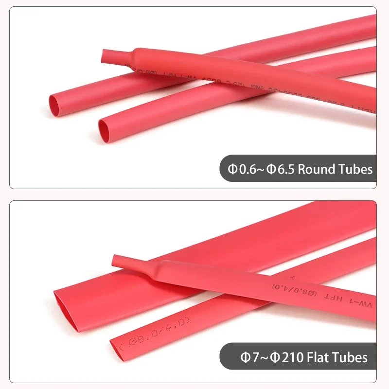 

Термоусадочная трубка 2:1 полиолефиновая 1-210 мм