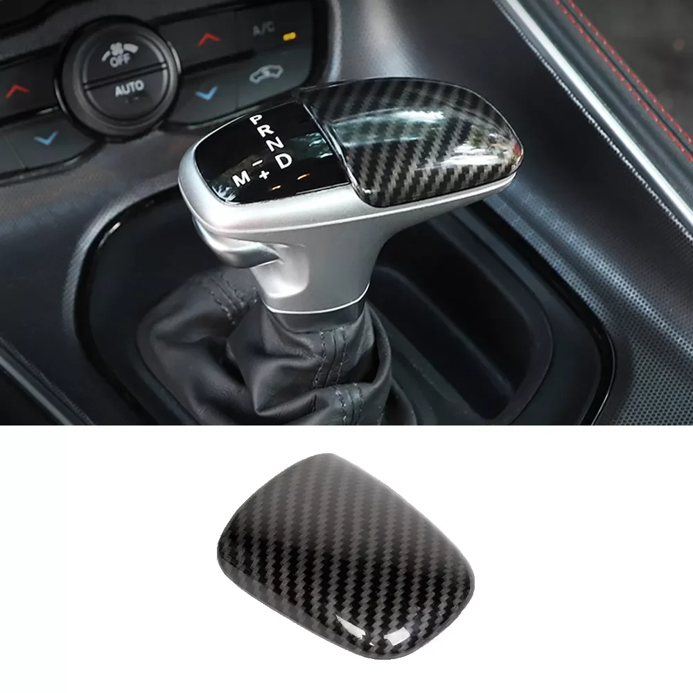 

Car Gear Shift Knob Head Decoration Cover Sticker for Dodge Charger/Challenger 2015-2022 Durango 2018-2022 Interior Accessories