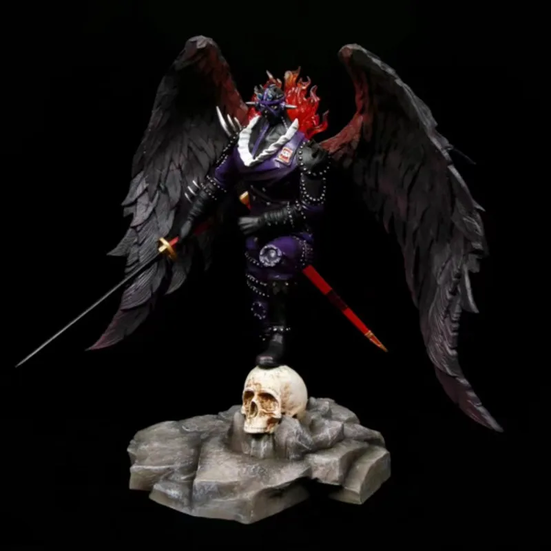 

32cm One Piece Anime Model Doll Four Kings Kaido King Luffy Action Figure Model Doll Toys Home Decorations Children's Gifts