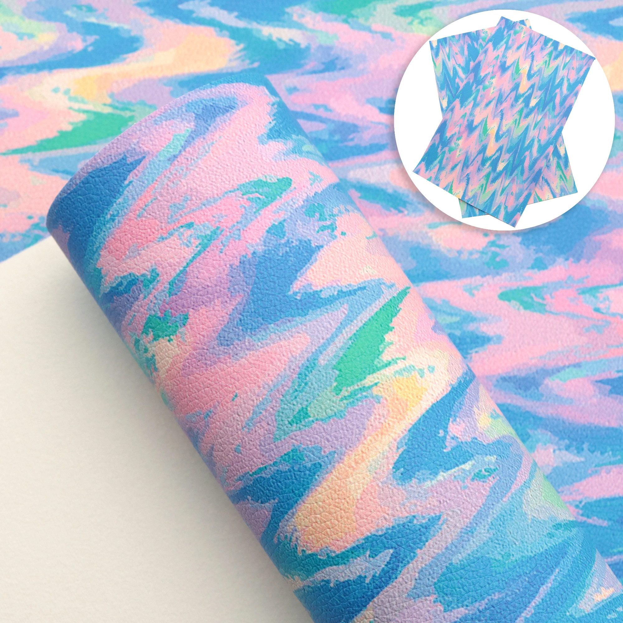 20*33 см листы из искусственной кожи с рисунком брызг и личи мягкая синтетическая