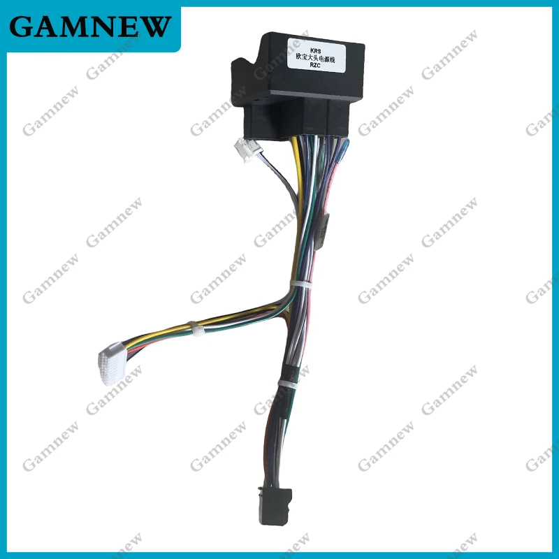 Автомобильный 16-контактный жгут проводов аудио с коробкой Canbus для Opel 10-16 адаптер