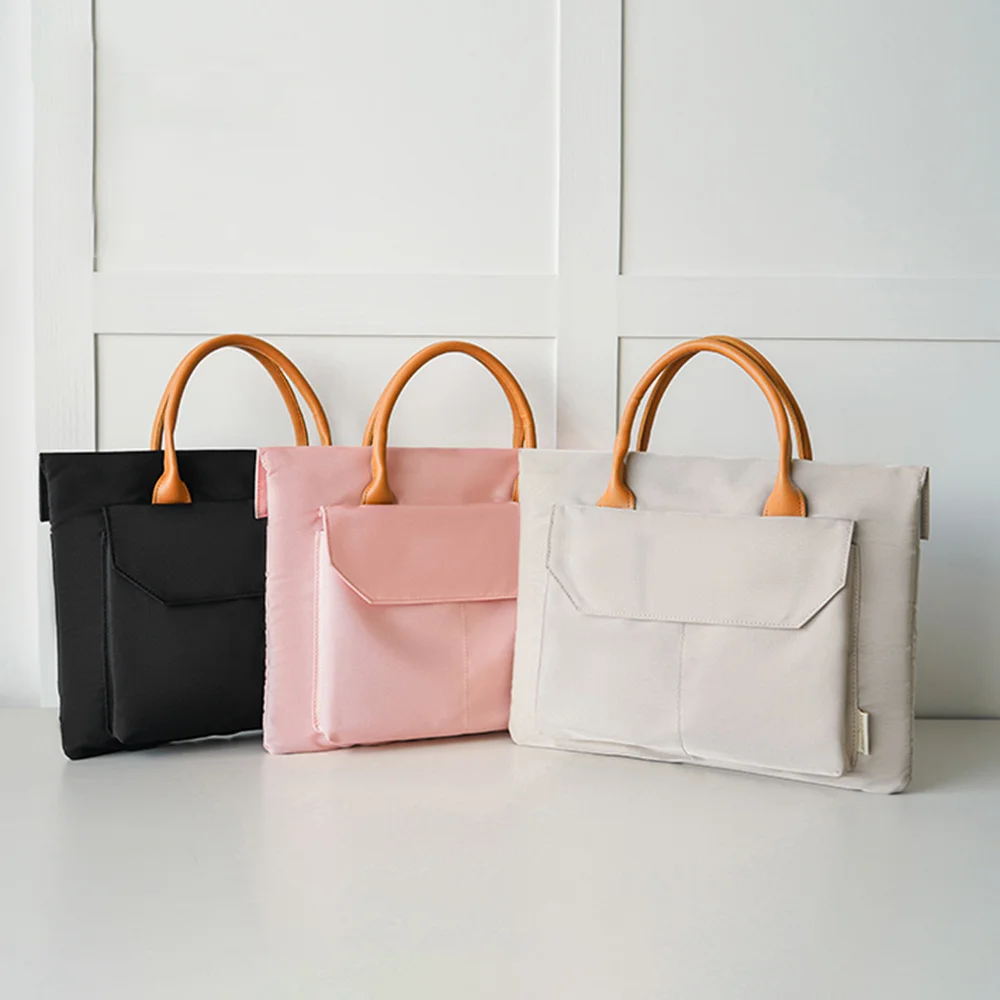 

Girl 13.3 inch Laptop Bag for Macbook Air Pro ASUS Portable 14 Computer Handle 15.6 Inch Notebook Protective Briefcase