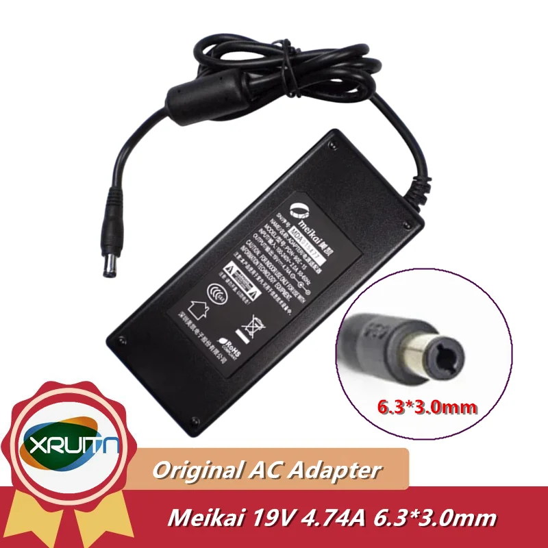 

Genuine Meikai PDN-90E-15 19V 4.74A 6.3*3.0mm 90W Laptop AC Adapter Charger for Centerm AIO PC Power Supply Original